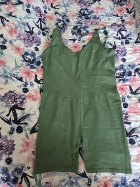 Green Womens' One-Piece Romper